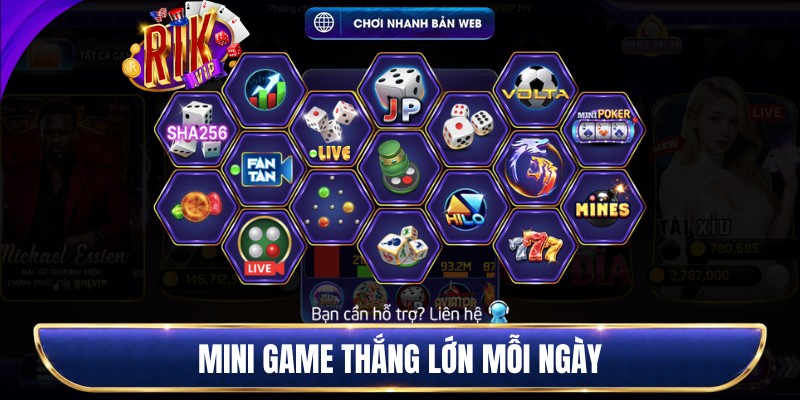 Mini game thắng lớn mỗi ngày