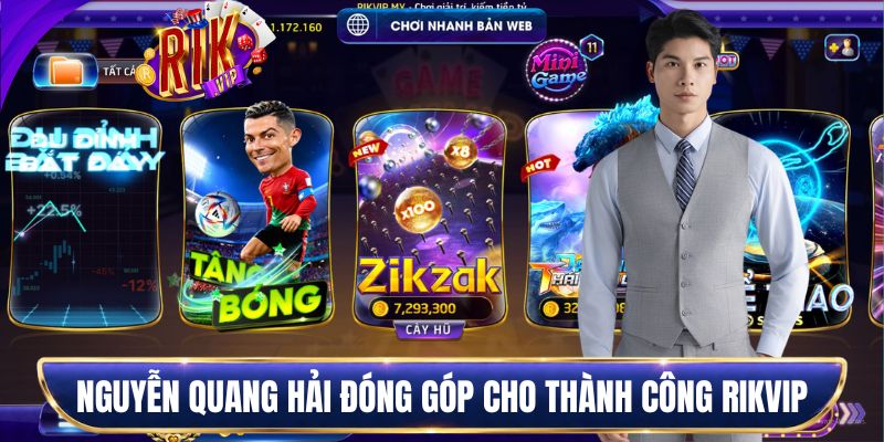 Nguyễn Quang Hải đã đóng góp cho thành công của Rikvip